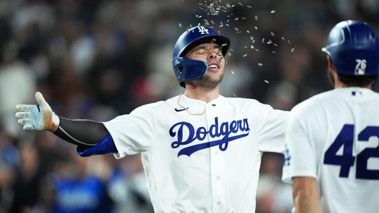 Dodgers' Dalton Rushing gets mad after strikeout on missed time-out call