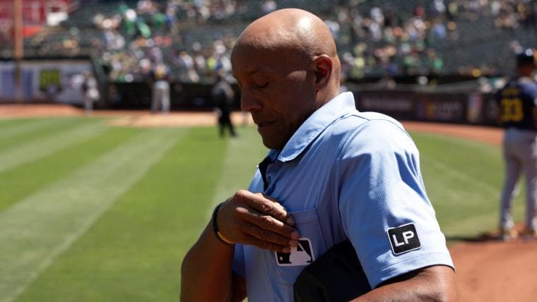 CB Bucknor head injury leads to umpire change in Brewers-Rays game