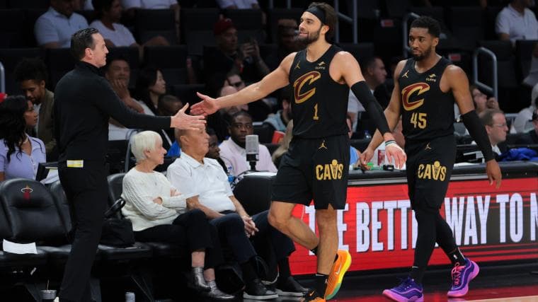 Who are the Cleveland Cavaliers facing in round two of the NBA Playoffs?