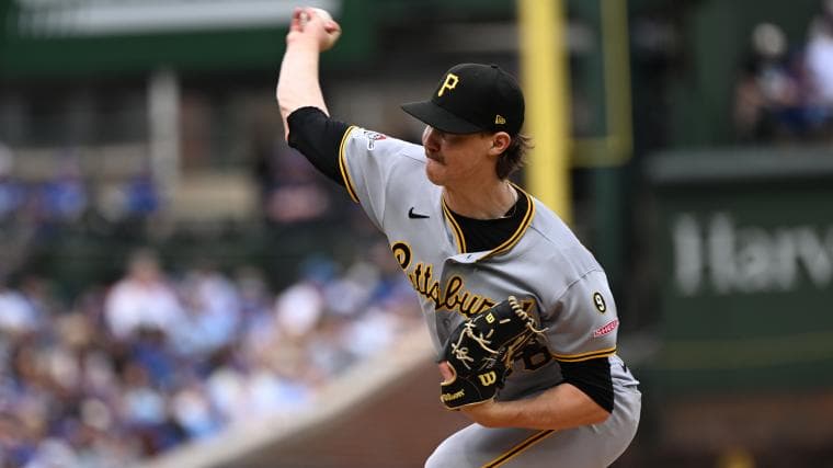 Pirates' Bubba Chandler managed to get lucky on accidental ABS challenge