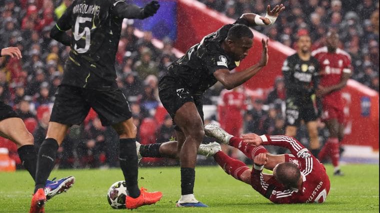 Why did Liverpool have a penalty cancelled by VAR? PSG defender Pacho's foul on Mac Allister overturned