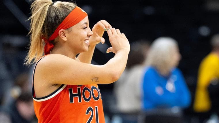 Virginia's Kymora Johnson was once DQ'd from a national championship because she was on a boys team