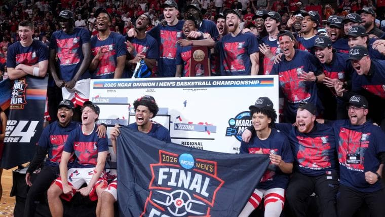 What channel is Arizona vs. Michigan on today? Time, TV schedule, live stream to watch 2026 Men's Final Four game