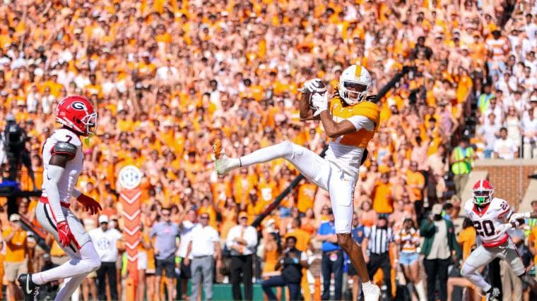 2026 NFL Draft: Panthers select speedy Tennessee WR Chris Brazzell II