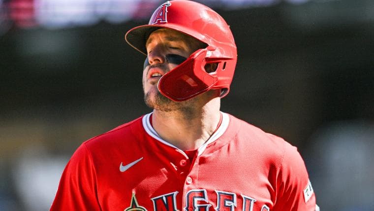 Angels' Mike Trout battling wild pitches, injuries, early-season slump