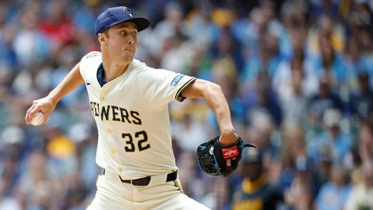 How fast is Jacob Misiorowski throwing today? Live updates on Brewers' ace seeking $100K from Pat McAfee