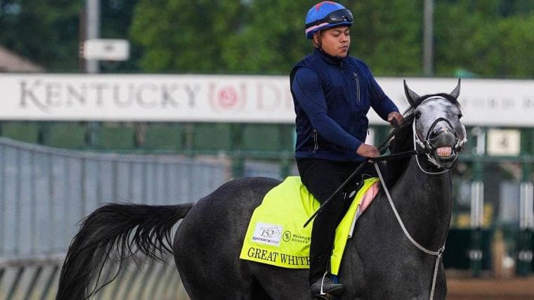 Great White scratched just minutes before start of Kentucky Derby