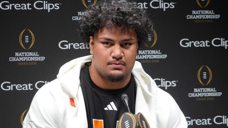 Francis Mauigoa injury history: Why Miami tackle's minor back issue is one to monitor for NFL Draft