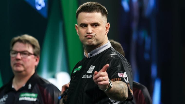 Luke Woodhouse ends long wait for maiden PDC darts title at Players championship 18