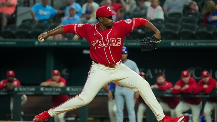 Why Kumar Rocker's white sleeves as pitcher led to MLB delay in Rangers-Cubs