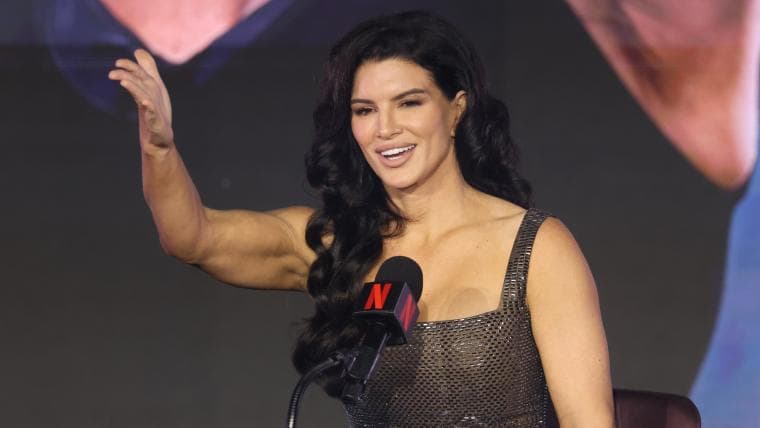 Gina Carano shows of 100-pound weight loss in nude bikini ahead of Ronda Rousey Netflix fight