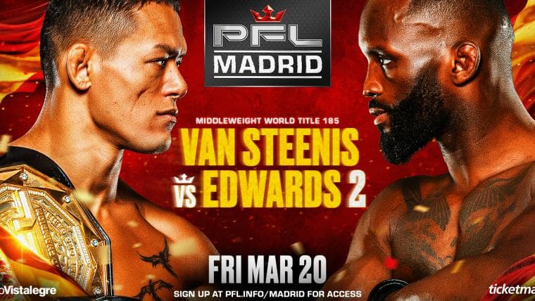 PFL brings middleweight title fight to Madrid, Spain
