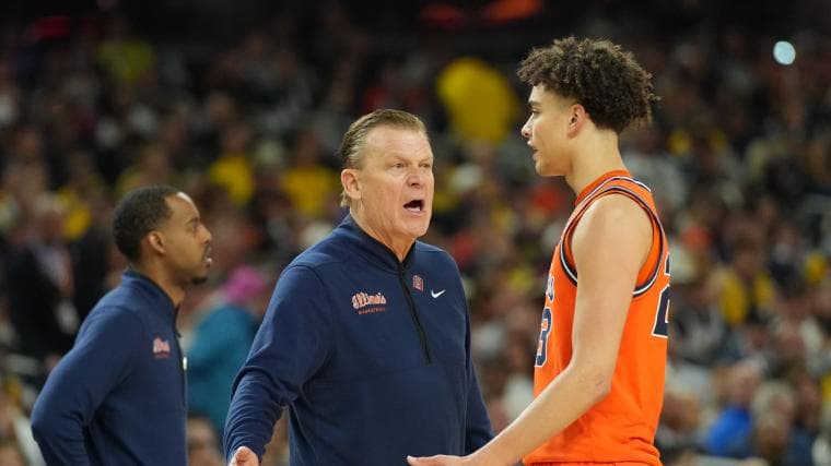 Brad Underwood heaps praise on potential NBA lottery pick Keaton Wagler after Final Four
