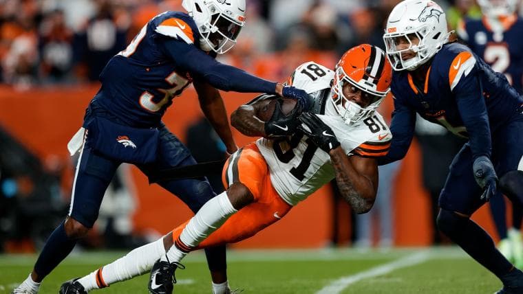 Broncos sign former Browns receiver following tryout at rookie minicamp