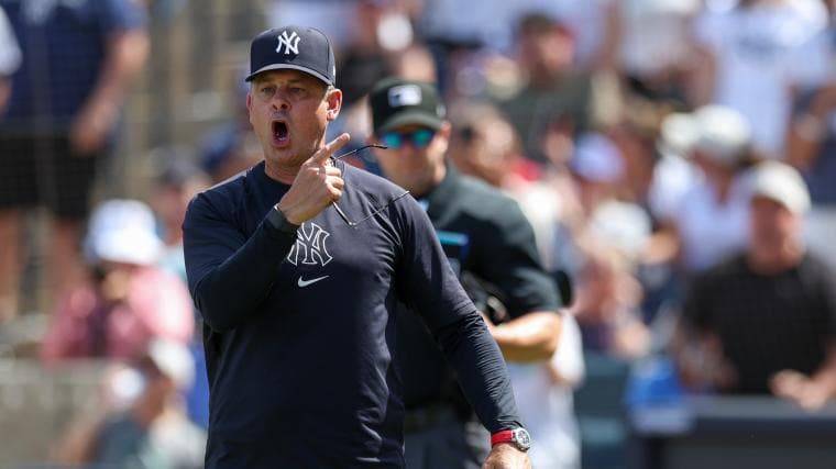 Aaron Boone fearlessly disuptes Yankees lineup rumor he finds 'laughable'