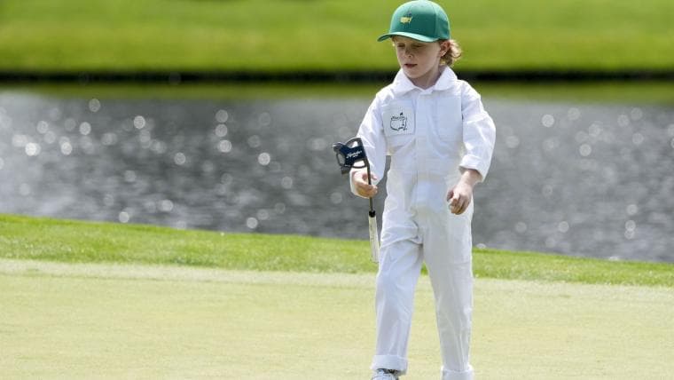Tommy Fleetwood's son Frankie delivers another heartwarming interview at Masters Par 3 Contest