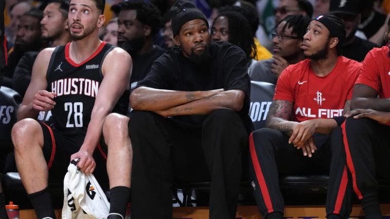 Rockets’ Kevin Durant receives daunting injury update before Game 2 vs Lakers