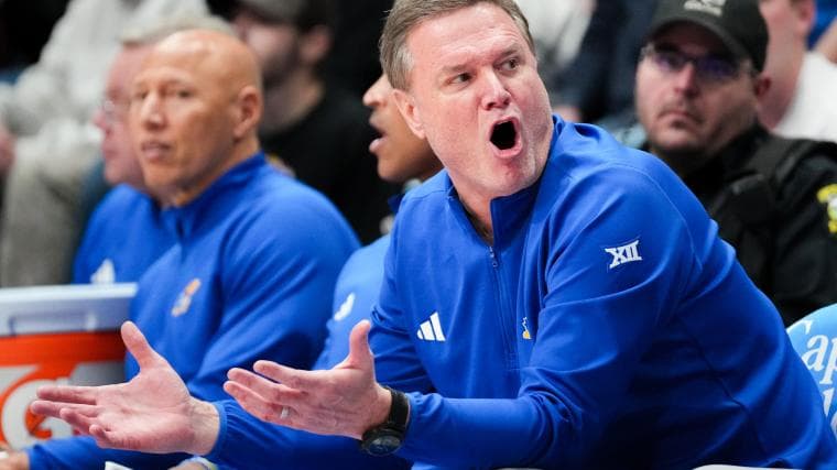 Bill Self, Kansas Dealt Another Blow as Forward Commits to SEC Rival