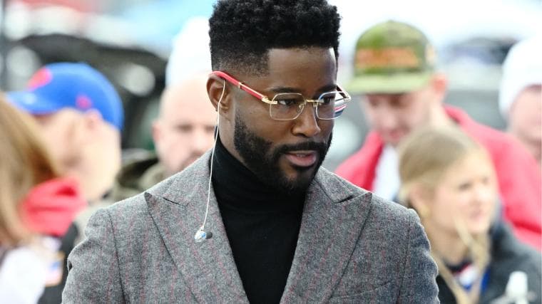 Nate Burleson's wardrobe gets roasted during March Madness coverage