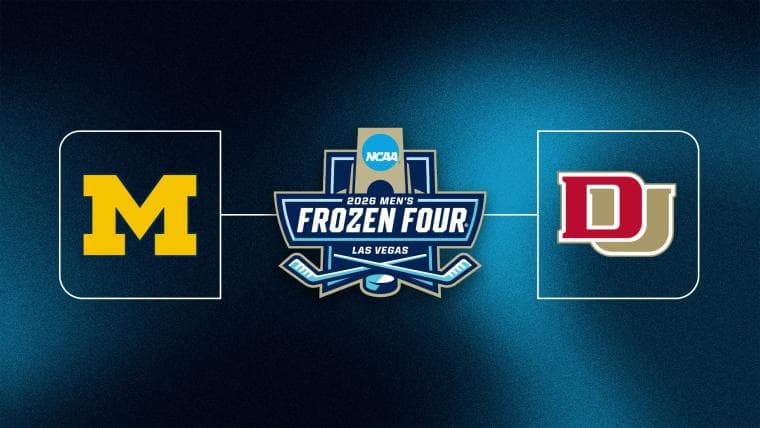What channel is Michigan vs. Denver hockey on today? Time, TV schedule, live stream for 2026 Frozen Four game