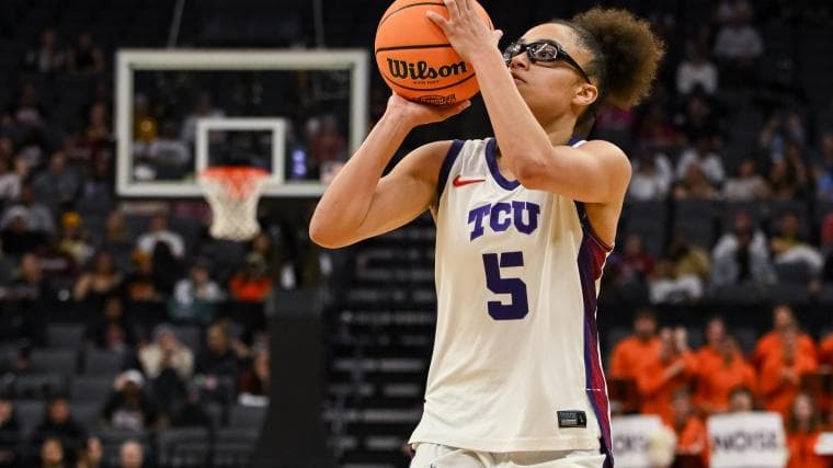 Olivia Miles injury update: TCU star exits Elite Eight game vs. South Carolina after landing awkwardly