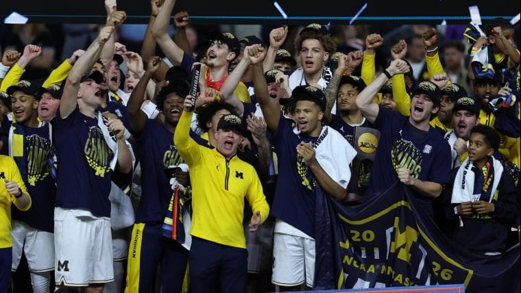 'One Shining Moment' video: Watch the 2026 NCAA Tournament montage after Michigan wins national championship