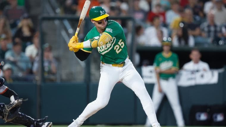 Athletics' offense is thriving despite an early-season slump from a big bopper