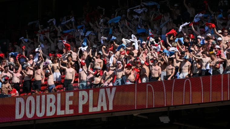 MLB 'Tarps off' trend, explained: Why baseball fans are going shirtless and how craze started