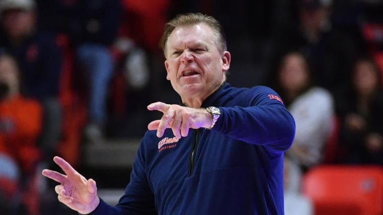 Illinois' Brad Underwood teases wild text thread to Fran McCaffery before NCAA Tournament