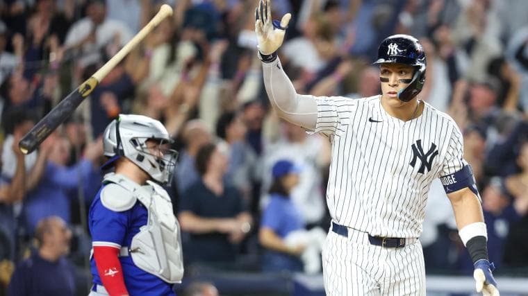 Yankees' Aaron Judge overwhelmingly predicted to retake AL homer crown from Cal Raleigh