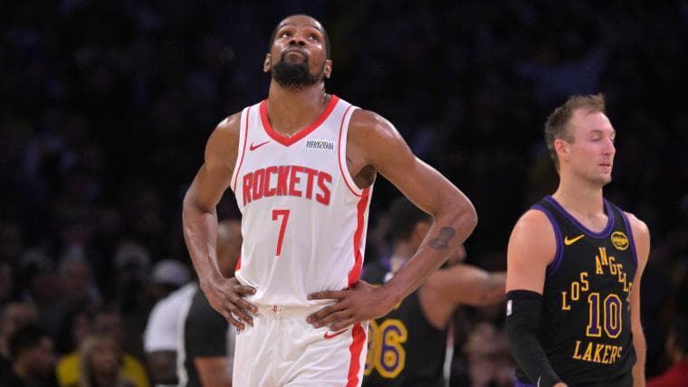 Why Kevin Durant isn't playing tonight for Rockets with tough injury news