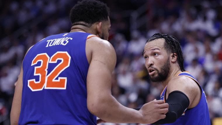 Knicks' Jalen Brunson & Karl-Anthony Towns achieve historic heights in Game 5 vs. Hawks