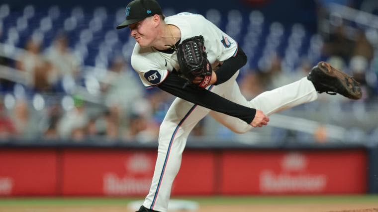 Early struggles won't keep this Marlins' reliever out of trade talks