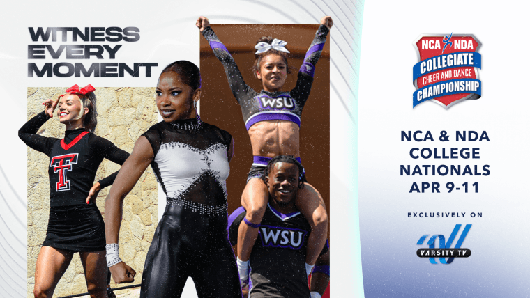Where to watch NCA, NDA College Nationals: Schedule, channel, live stream for 2026 cheer and dance championships