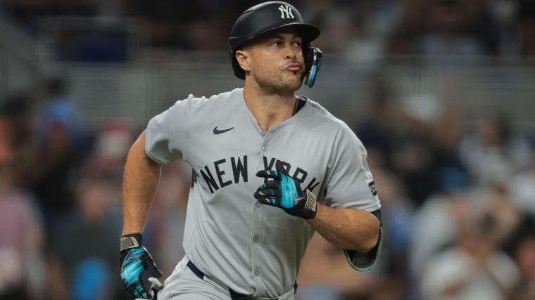 Giancarlo Stanton accidentally sent a shot at the Red Sox after Yankees win