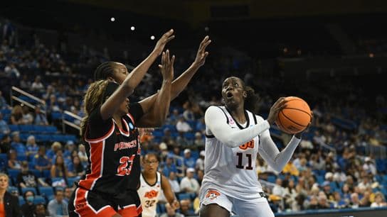 TST Images: Oklahoma State defeat Princeton 82-68 at Pauley Pavilion