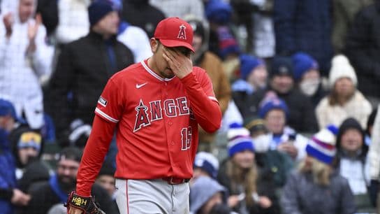 Kikuchi takes step back as Angels drop series to Cubs