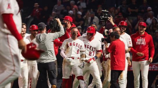 Neto’s walk-off homer caps wild ending for Angels