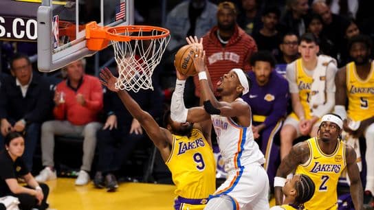 TST Images: Thunder defeat Lakers, 123-87, at Crypto.com Arena