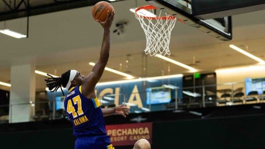 Arthur Kaluma has his best game of the season