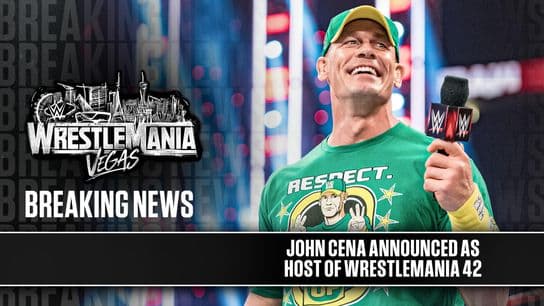 John Cena named the host of Wrestlemania 42