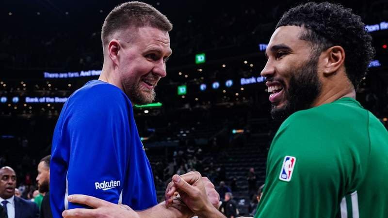 “Forever A Celtic”: Jayson Tatum Gushes Over Playing Against Former Teammate Kristaps Porzingis