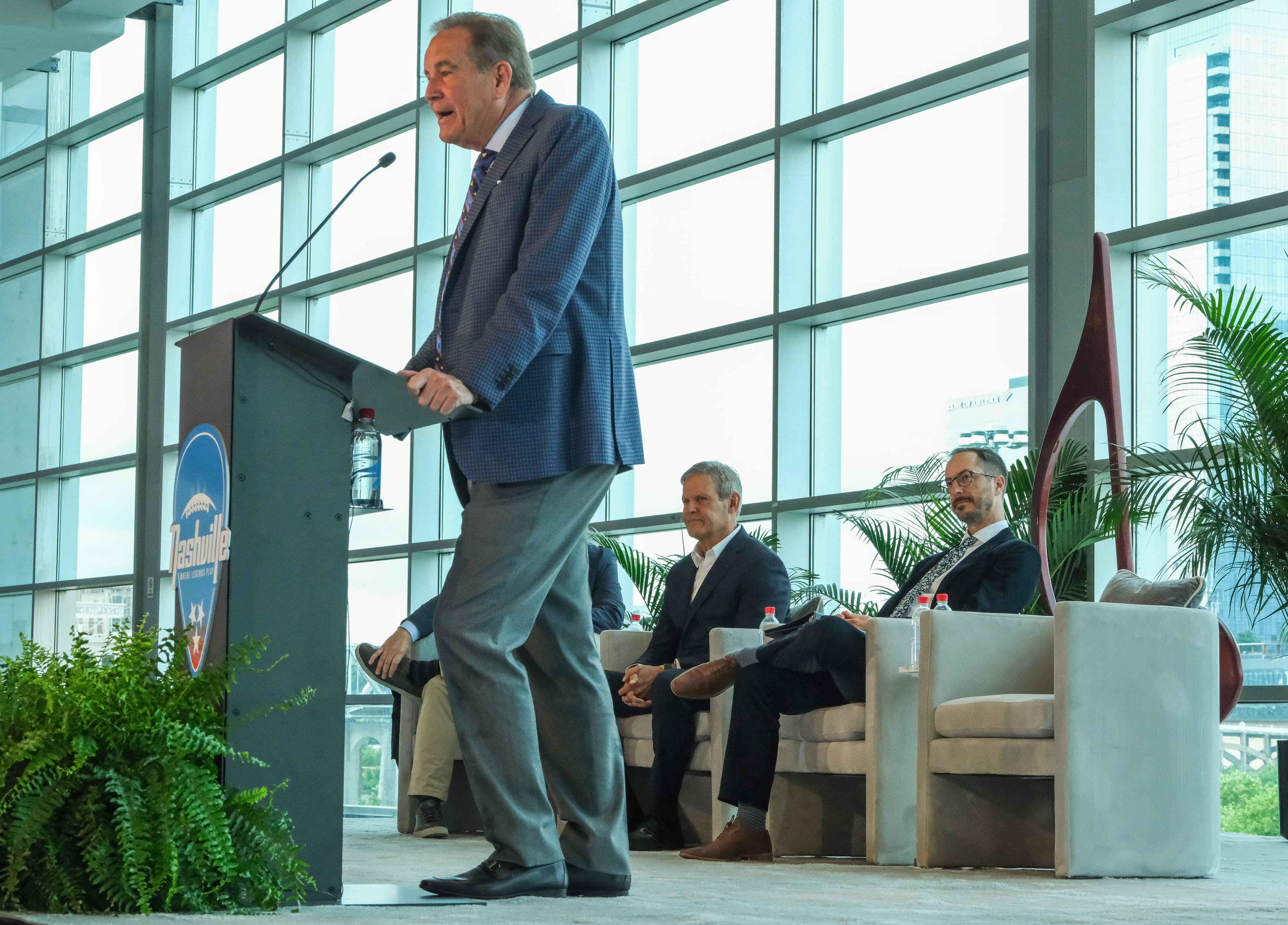 What did Jim Nantz say about Super Bowl 2030 coming to Nashville?