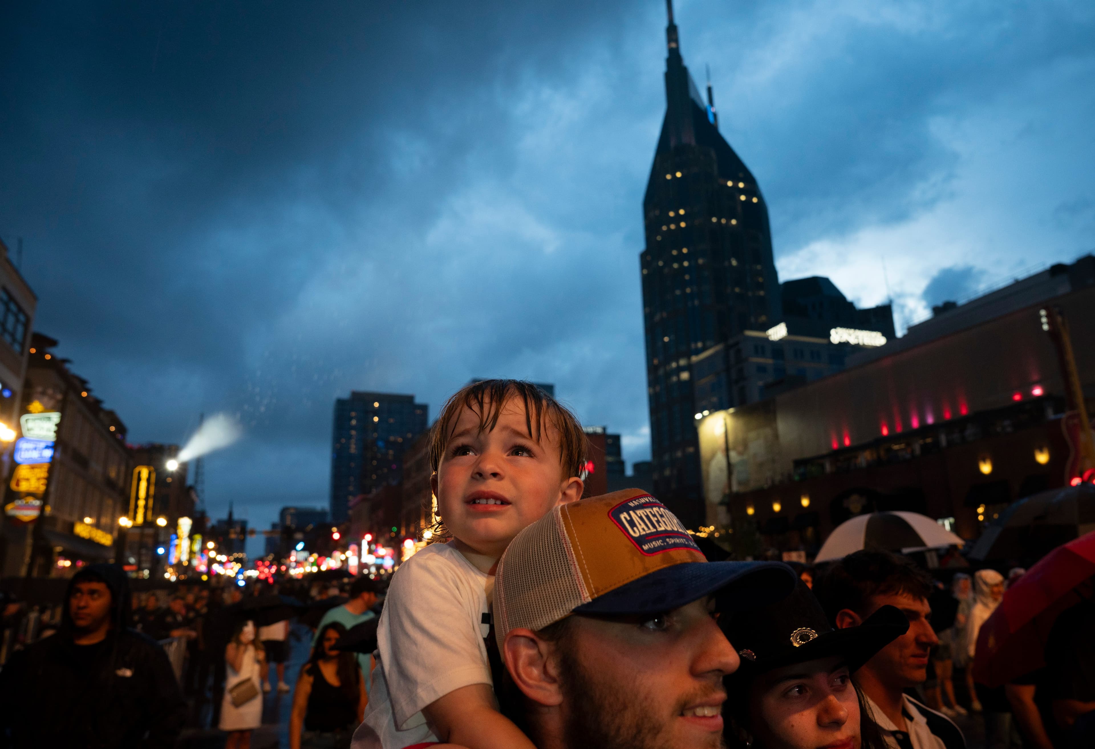 Nashville (and its tourists) soaked in Super Bowl celebration, Music City style