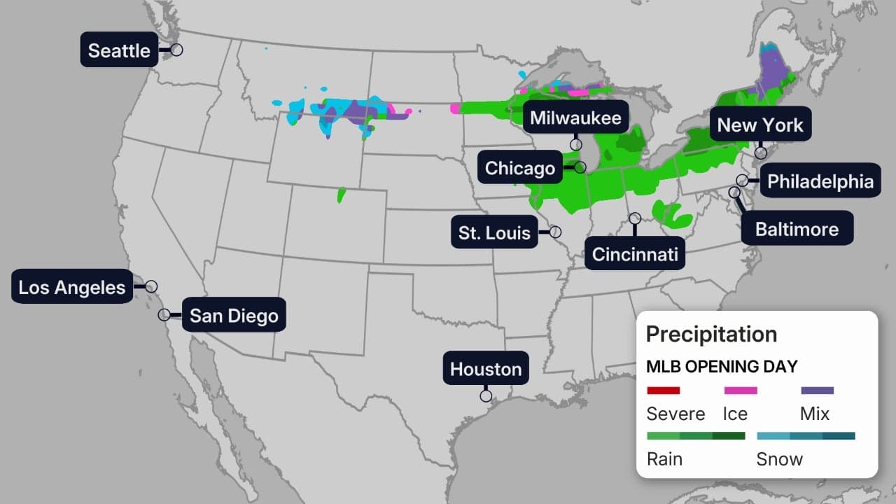 Major League Baseball Is Back This Week: Here’s Where The Forecast Could Be A Foul Ball