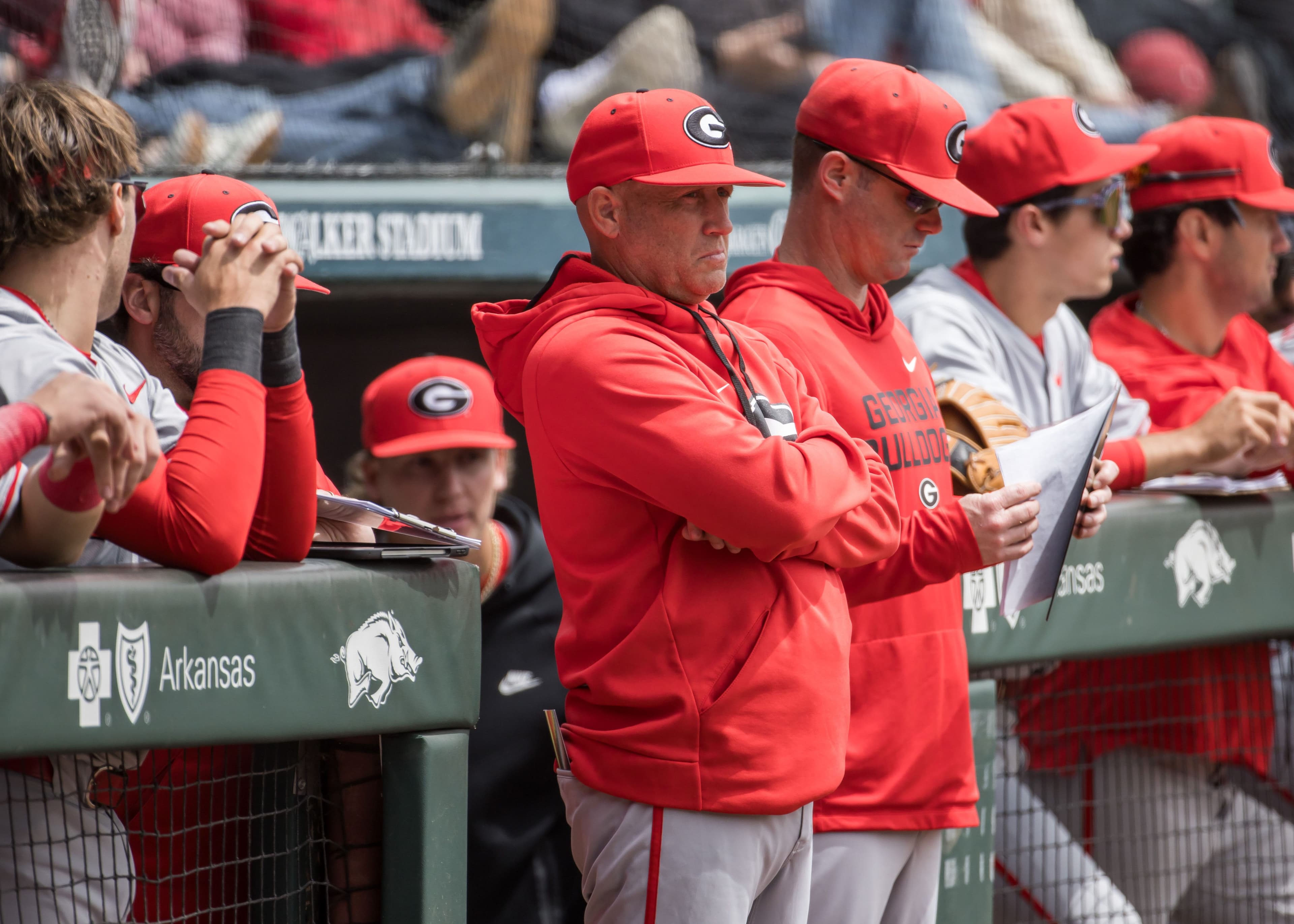 Who does Georgia baseball play in the SEC Tournament?