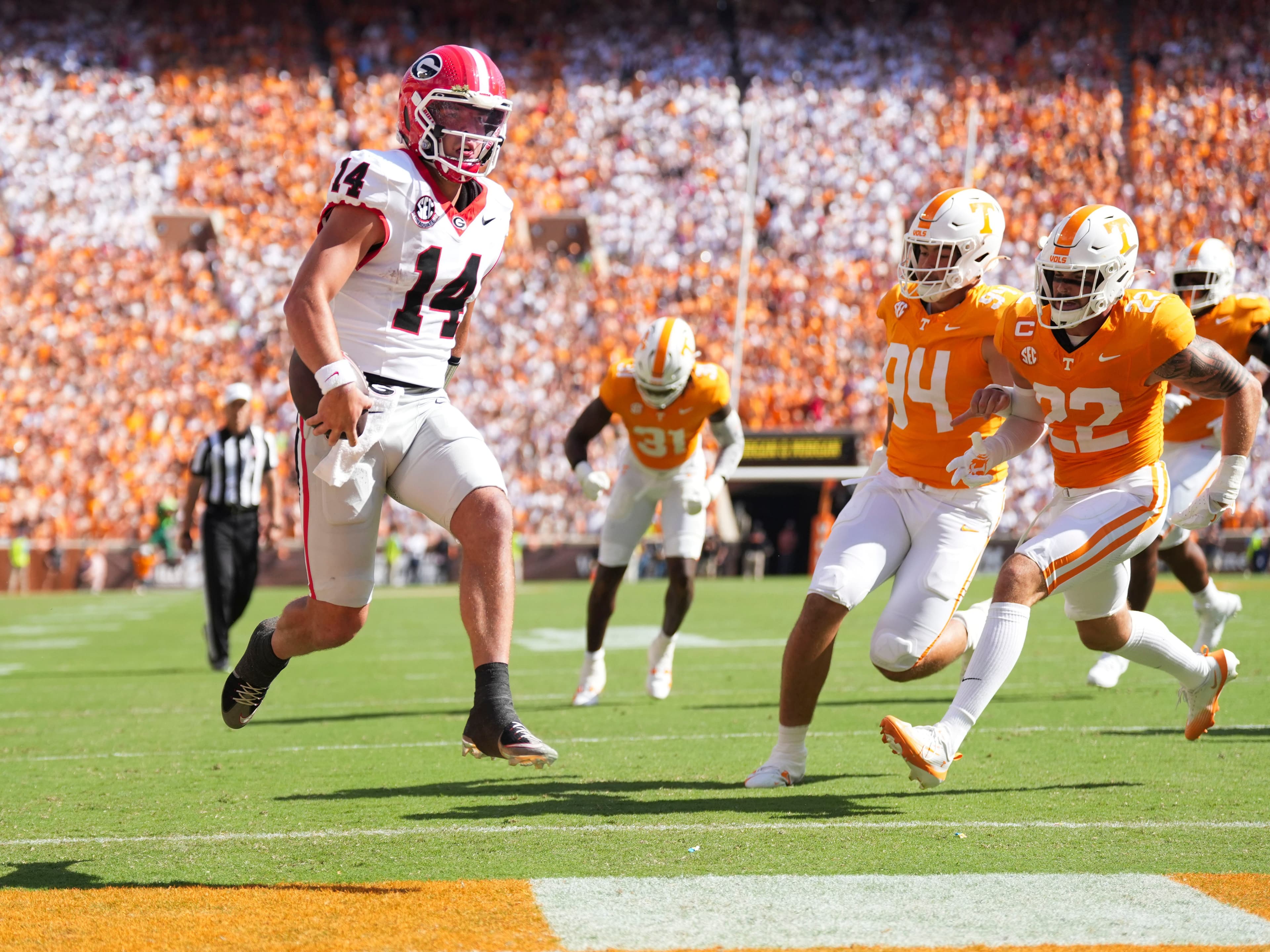 Georgia football trying to flip Tennessee quarterback commit