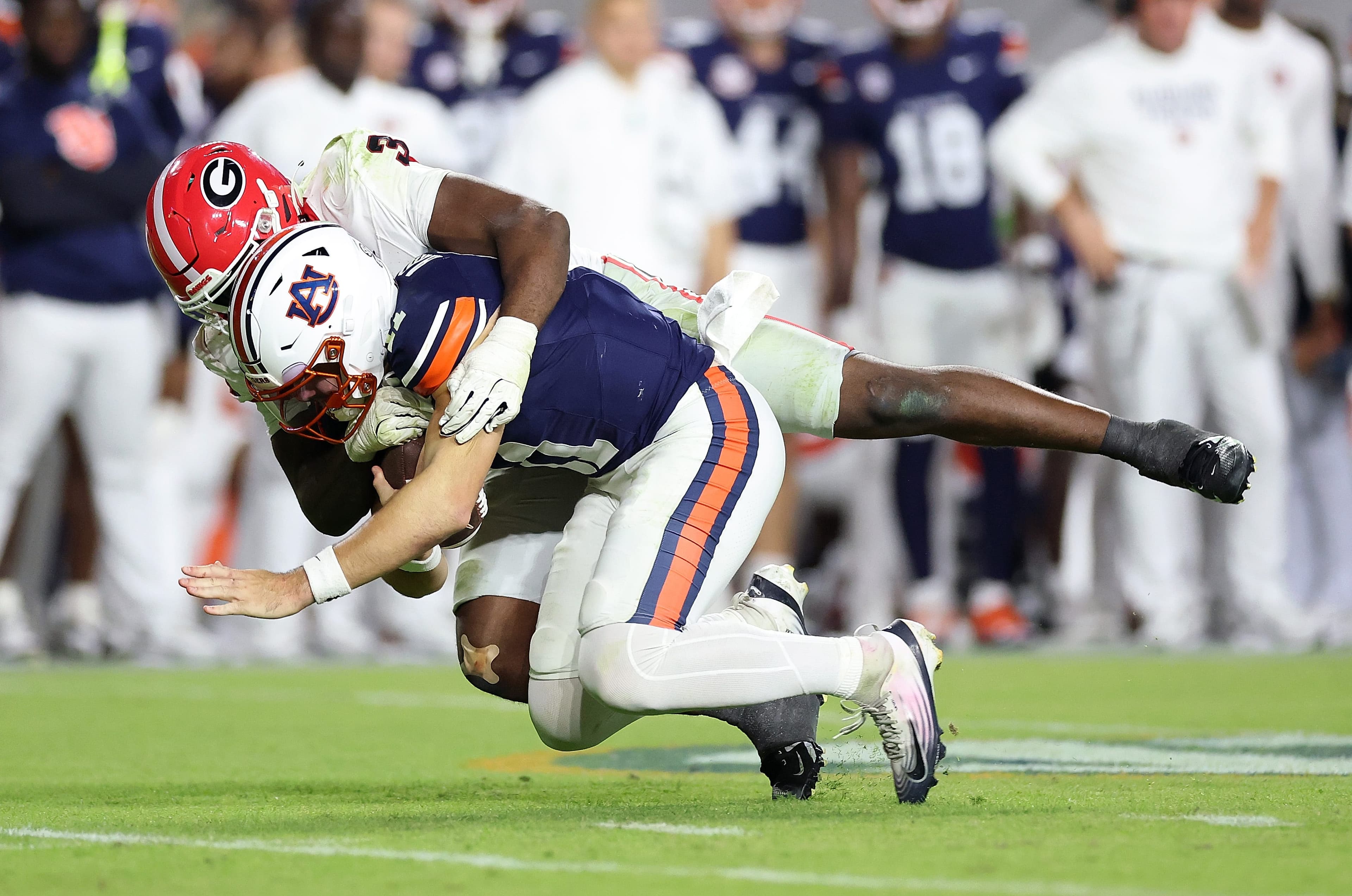 3 Georgia football stars go as top picks in latest NFL mock draft