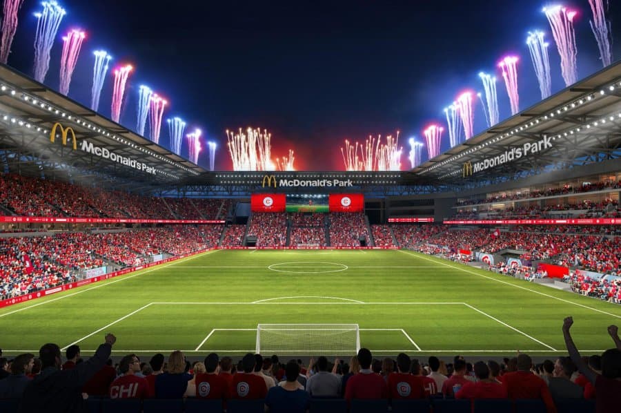 McDonald's buys Chicago Fire stadium naming rights, a U.S. first
