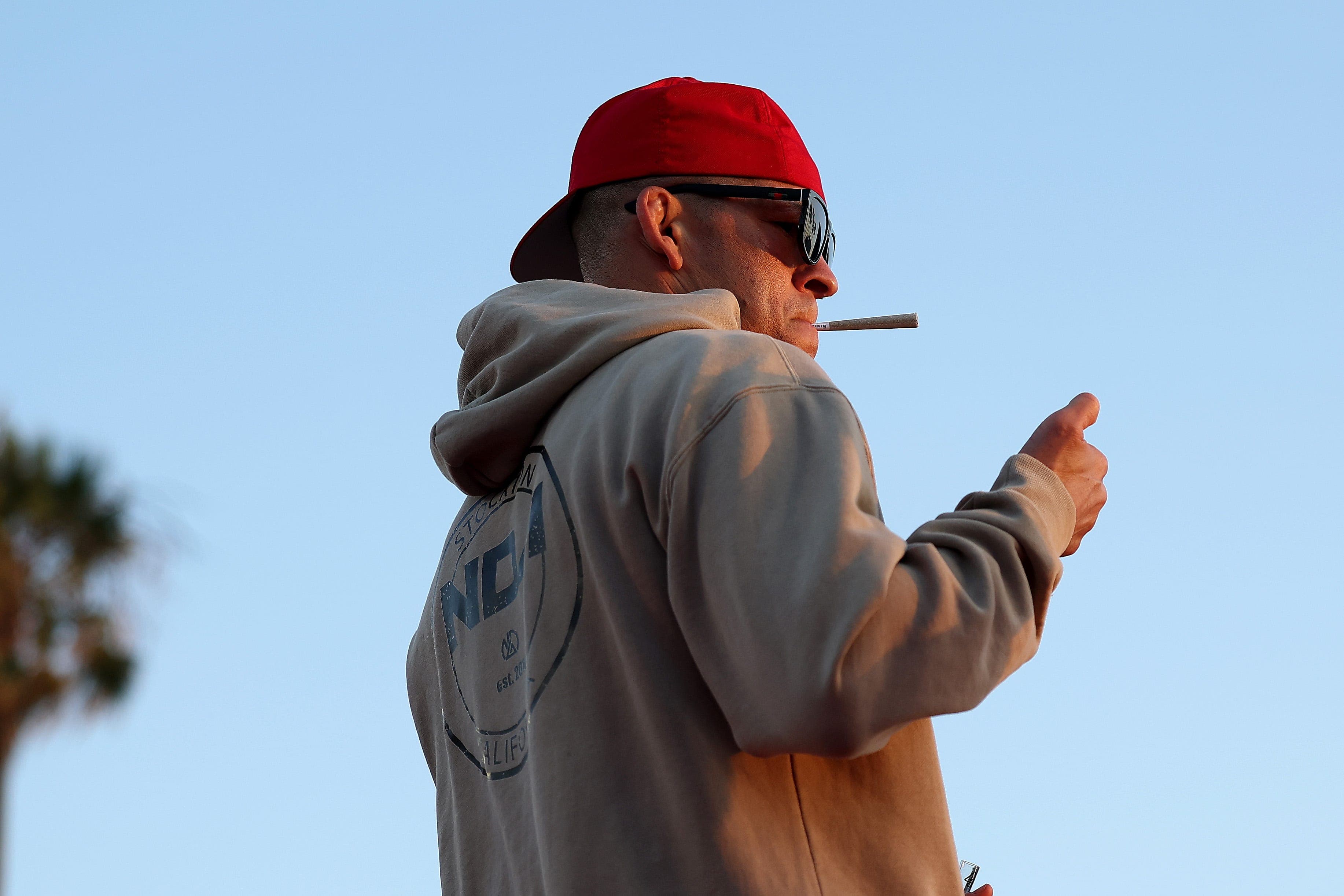 Nate Diaz in vintage form at open workouts for Rousey vs. Carano card